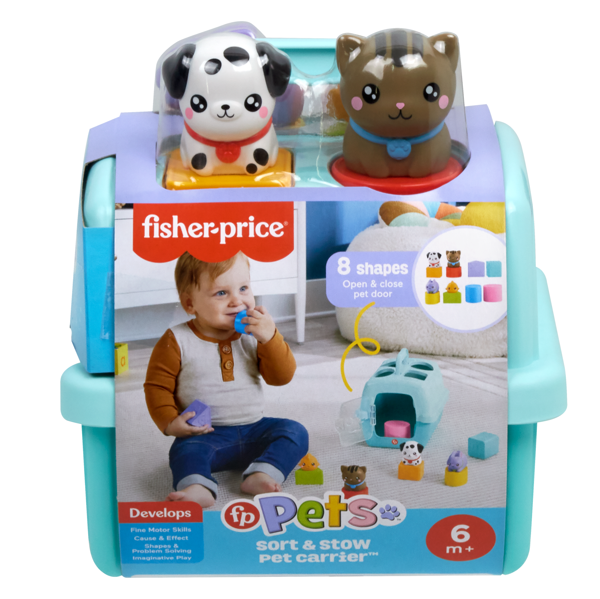 Fisher-Price®-Trieur Caisse de Transport D’Animaux-Trieur 8Blocs